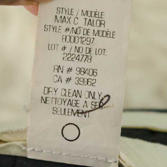 Theory Size 2 Dark Gray Flat Front Hook Zip Straight Leg Wool Blend Dress Pants - Picture 6 of 7